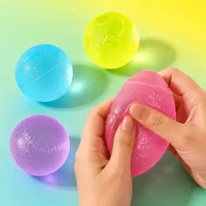 슬라임 공 말랑이 주물럭 스트레스볼 4세트