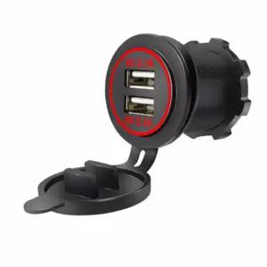 USB 충전 2포트 카라반 핸드폰기 USB소켓휴대폰충전기 카라반기 USB2 USB기 캠핑카기 매립기