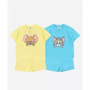매장정품 HEARTBABY 톰과제리 까꿍 반팔 상하복 세트