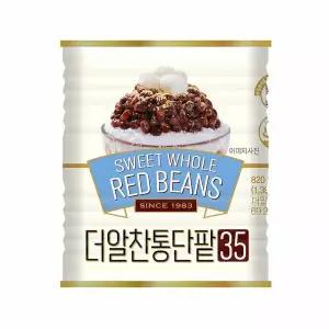 화과방 더알찬통단팥35 820g 캔 저당도 수입팥 빙수팥 빙수토핑