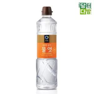 청정원 물엿 1.2kg X 2개간식용조 업소용조 대용량조 전통조 조청 곡물조 배조 쌀조 우리조 올리고당 가정