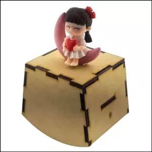DIY 흔들흔들 오르골 달빛 소녀 만들기 장식 음악 멜로디박스 뮤직 소품