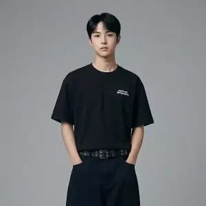 내셔널지오그래픽 N262UTS901 소로나 쿨 그리핀 세미오버핏 반팔 티셔츠 BLACK 2039962
