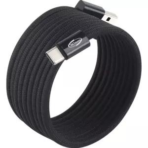 USB2.0 A to C 60W 마그네틱 케이블 2M 블랙C타입고속충전 데이터전송 C타입 충전선 C형 충전C