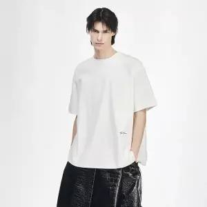 송지오 송지오옴므 고스트 플라워 엠브로이드 티셔츠 화이트 SI3TS304WH 404528