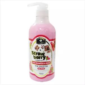 친절한탄씨 D18 뉴벨버드 스트로베리 샴푸린스 퍼피용)750ml 애견샴푸 애완용품 애견용품 린스 청결한