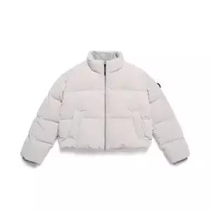 내셔널지오그래픽 어패럴 N244WDW930 여성 글라리스 크롭 덕다운 점퍼 SILVER GREY 1930143