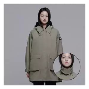 내셔널지오그래픽 어패럴 N241WJP930 여성 마틴 중 기장 자켓 LICHEN KHAKI 1857007