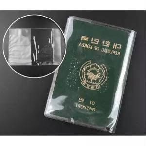 여권지갑 케이스 투명 비닐 여권커버 여행용 보관 PVC 신여권 1P