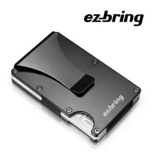 ez-bring 이지브링 항공소재 메탈 카드지갑남성 알루미늄 선물용 얇은 깔끔한 머니클립 튼튼한 슬림 휴대용