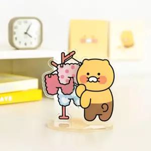 카카오프렌즈 춘식이 아크릴 메모 홀더서류 바인더 클립보드 클리어화일 파일 정부 결재 문구 꽂이 사무용