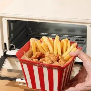 팝콘그릇 치킨 접시 전자렌지사용 포테이토 가정용 영화관 간식