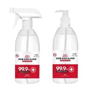 미라클 오리진 겔+스프레이 손소독제 500ml