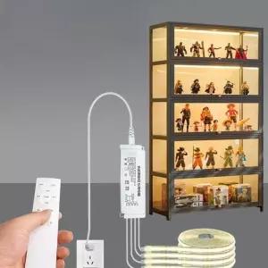 장식장 피규어 소장품 셀프 매입형 1층 인테리어 LED라인조명