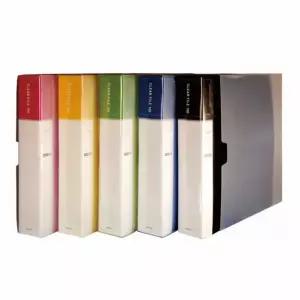 클리어화일인덱스 A4 분홍 홀더 a4클화 기록 악보파 투명 A4100매 100매 100P