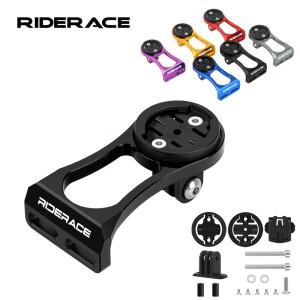 RIDERACE 자전거 컴퓨터 거치대 핸들 바 카메라 마운트 사이클링 스톱워치 속도계 브래킷, 가민 엣지 브라