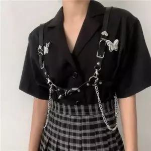 멜빵 포인트 코스튬 바디스트랩 하네스 여성 벨트 IWFJFMC7