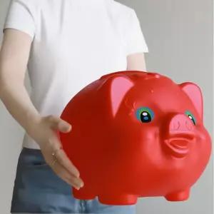 돼지저금통 왕대 탈랜트인테리어소품 새해선물 탁상 동전용 금고 어린이 비밀 저축