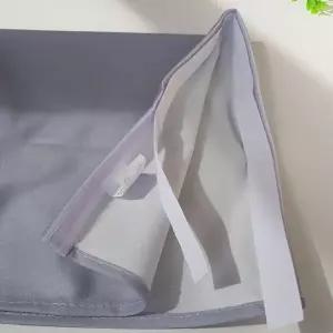 옆집샵 찍찍이 가림막 커튼 단색 바란스 100x70cm 실내 인테리어 가리개 주방 패브릭