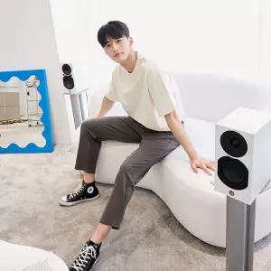교복몰 올 밴딩 치즈 슬랙스 그레이 바지 테마교복 코스튬 프레 학생 편한 남성 남자 끈바지