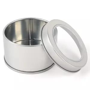 원형 틴케이스 65x40mm 투명창 철재 케이스 보관함 미니보관함 (WDC8AA9)