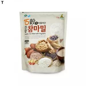 엔초이스 15곡 건강 참마밀 분말대용량 1.3kg맛있는밀 든든한한끼식사 한끼 가루 선식 곡물 휴스틱