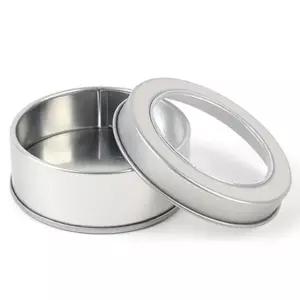 원형 틴케이스 65x25mm 투명창 철재 케이스 보관함 미니보관함 (WDC8AA7)