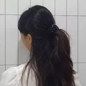 [HYDIG0JM_66]포니 만두핀 베이직 똥머리집게핀 블랙 (50241214)