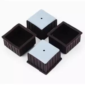 사각 의자발커버 4P 적정 36mm 패드 싸게 덮개의캡 미끄럼방지 소음 책상고정 바닥보호 다리 의자 의자발