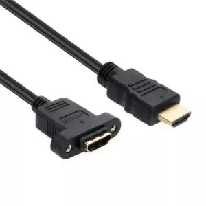 케이블 M 60Hz 젠더 연장 2M HDMI 4K 2.0 F컴퓨터 변환잭 모니터 연결 노트북
