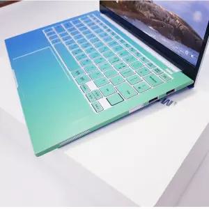 삼성노트북9 Pen 13 NT930QBE 그라데이션 스킨보호필름 컬러 외부 키스킨 스티커 전신