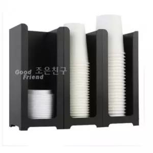 종이컵(아이스)디스펜서분리수거함 보관 테이크아웃 꽂이 다용도