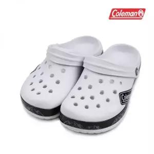 매장정품 COLEMAN SHOES KIDS 위드 키즈 슬리퍼 클로그 화이트