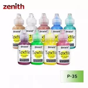 제니스 텍스타일 섬유전용물감 펄 P-35 PEARL GREEN 37ml 84803