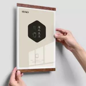 a4 알림판 게시 벽걸이 자석 아크릴 메뉴 투명 프레임 거치대 고정 진열 문서 사진 매장A4월 부착 사무실