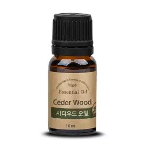 퓨어스 오가닉 시더우드 에센셜오일 10ml아로마 베이비 바디로션 에센스 보습케어 바디용