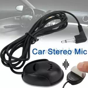 자동차 스테레오 마이크 3.5mm 외부 오디오 수신기 GPS DVD 블루투스 라디오 3m 케이블 플러그 재생