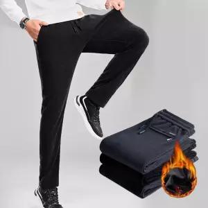 방한 기모 일자 골덴바지 코듀로이팬츠 밴딩 슬랙스융 작업 따뜻한 겨울 골프 츄리닝 편한 스판 빅사이즈