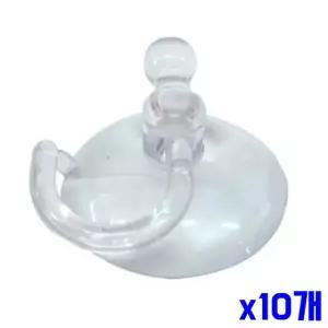 벽걸이 압착 고무 고리형 32mm 5개 x10개 압착판 유리 부착 유리용 흡착판 소품
