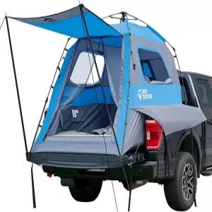 조이투투스 자동 트럭 텐트 간편한 설정 휴대용 침대 5.5FT-6.5FT 레인플라이 방수 PU2000mm 더블 레이어