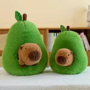 아보카도 카피바라 인형 애착 쓸데없는 킹받는 선물동물 귀여운 재밌는