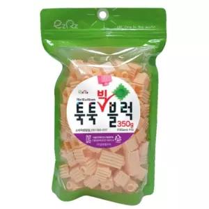 (이지툭툭 빅블럭) 16mm 리필 350g_살구 미니 장난감 조립 취미용품 만들기 조립용 어린이 특수 툭툭 16MM