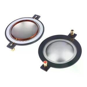 1pcs 72.2/74.5mM 티타늄 필름 트위터 보이스 코일 멤브레인 구리 와이어 DIY 트레블 스피커 수리 블랙