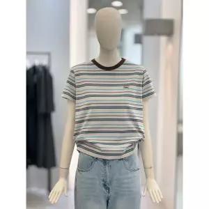 한정수량 [씨씨콜렉트] 스트라이프 라운드 반팔 티셔츠 E262PSM141