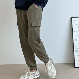 데릴 남자 조거 팬츠 주머니 남성 카고 바지 4색운동복하의 트레이닝 츄리닝 잠옷 헬스