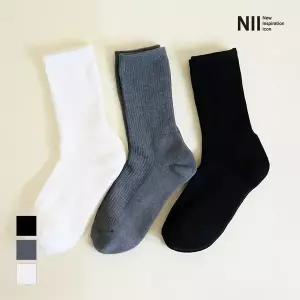 [올리비아로렌][NII] 남성 쿠션 파일 골지양말 3PACK