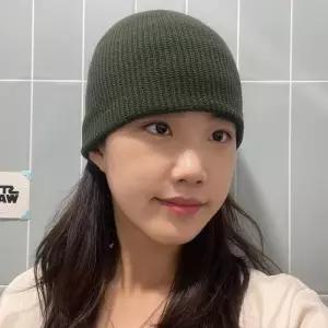 [룽스_66]와치캡 대머리모자 기본 니트모자 카키