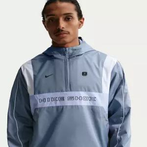 NIKE 나이키 스포츠웨어 샥스 우븐 하프집 재킷 M 애션 슬레이트 코발트 블