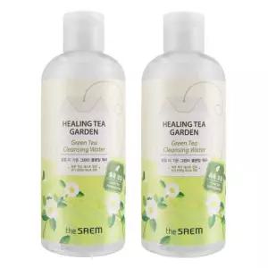 수분보충 더샘 힐링 티 가든 그린티 클렌징 워터 300ml 2개