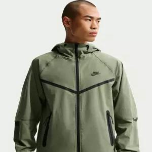 NIKE 나이키 테크 드라이 핏 우븐 풀집 윈드러너 재킷 M 실버 세이지 블랙 IU7